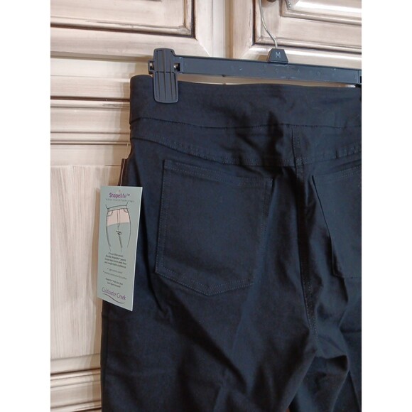 COLDWATER CREEK Size 8 Pull-On ShapeMe‎ Black Shorts! NWT - Picture 5 of 5